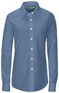Women's Point Collar Solid Blouse
