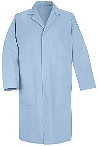 Red Kap Men's Four Gripper Lab Coat