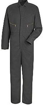 Red Kap Zip Front Cotton Coverall