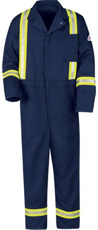 Flame Resistant Classic Coverall with Reflective Trim