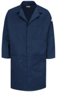 Bulwark Flame Resistant Nomex Concealed Snap Front Lab Coat