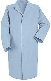 Red Kap Men's Gripper Front Lab Coat