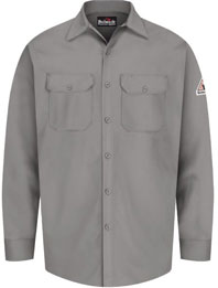 Bulwark Flame Resistant Button Front Work Shirt