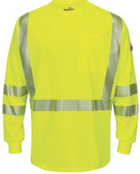 Bulwark Hi-Visibility Lightweight Long Sleeve T-Shirt