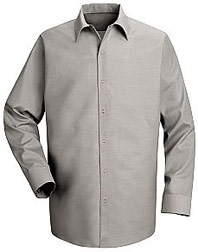Red Kap Men's Specialized Pocketless Long Sleeve Shirt