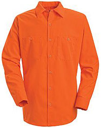Red Kap Enhanced Visibility Long Sleeve Work Shirt
