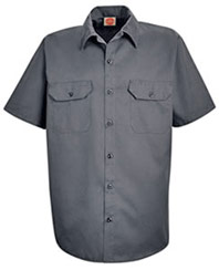 Red Kap Men's Utility Uniform Shirt