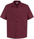 Microfiber Convertiable Collar Shirt