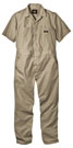 Dickies Short Sleeve Khaki Coverall