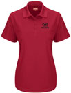 Toyota Women's Short Sleeve Performance Knit Pocketless Polo