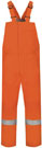 Bulwark Flame Resistant Excel FR Comfort Touch Deluxe Insulated Bib Overall W/Reflective Trim