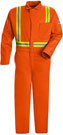 Bulwark Flame Resistant Classic Contractor Coverall with Reflective Trim