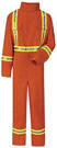 Bulwark Flame Resistant ComforTouch® Premium Coverall W/ Reflective Trim