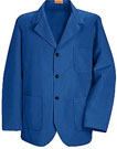 Red Kap Men's Lapel/Counter Coat