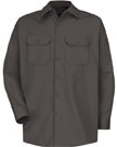 Red Kap Men's Heavyweight Cotton Twill Long Sleeve Workshirt