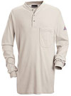 Bulwark Flame Resistant Long Sleeve Tagless Henley Shirt