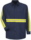 Red Kap Enhanced Visibility Industrial Work Shirt