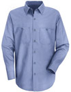 Red Kap Men's Durastripe® Long Sleeve Work Shirt 