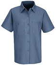 Red Kap Women's Industrial Short Sleeve Work Shirt 	