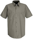 Red Kap Men's Short Sleeve Industrial Work Shirt