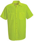 Red Kap Enhanced Visibility Short Sleeve Work Shirt